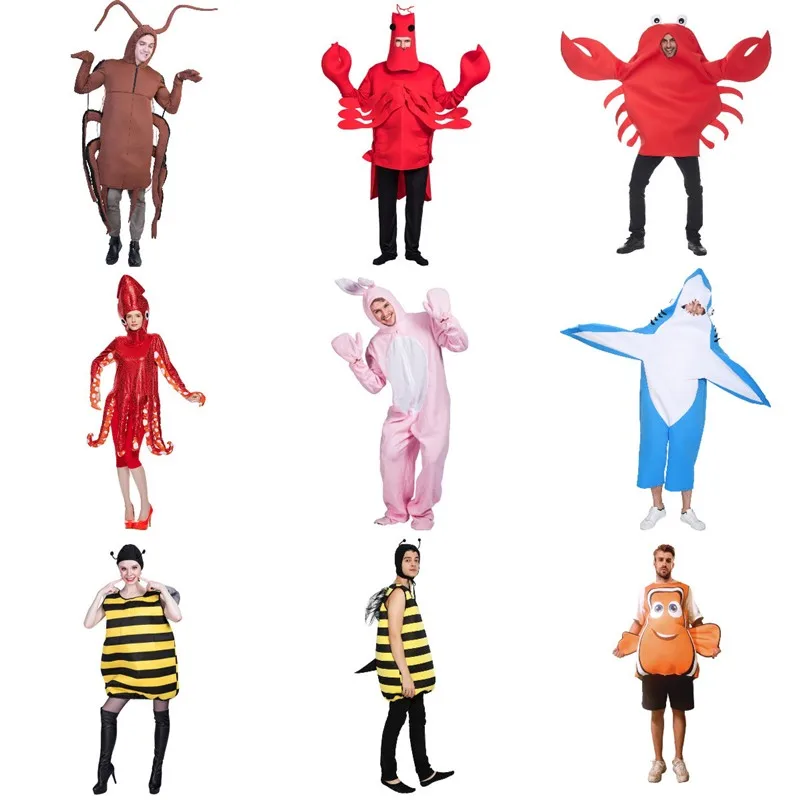 

Adult Party Performance Costume Whale Shark Outfit Funny Animal Monkey Bee Halloween Stage Clothing Unique Traditional Chines...