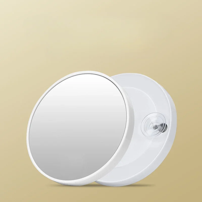 Miroir cosmétique grossissant à ventouse 5X, miroirs ronds muraux portables, cadeau pour fille, miroir de maquillage de voyage, accessoire de salle de bains