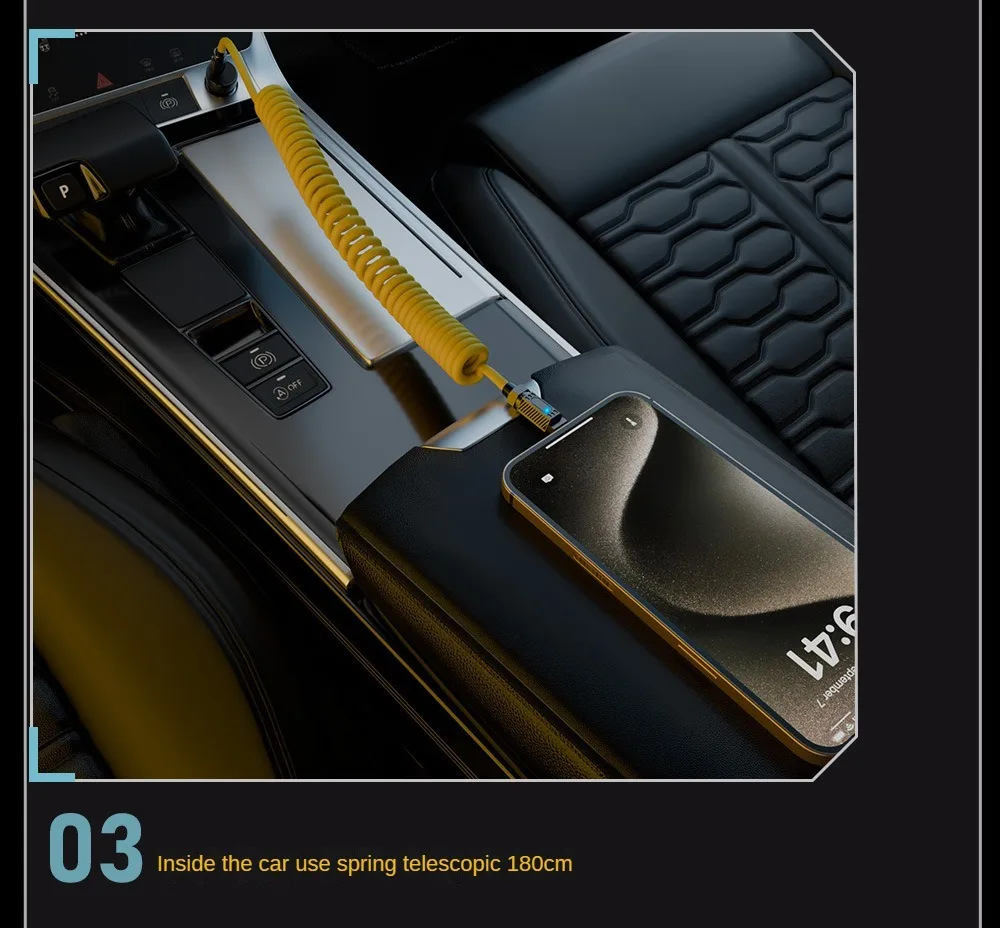 Cable de datos de carga rápida para Macbook, ASUS, iPhone, USB3.2, 20Gbps, PD, 140W, 8K, HD, tipo C a C, extensor de resorte escalable