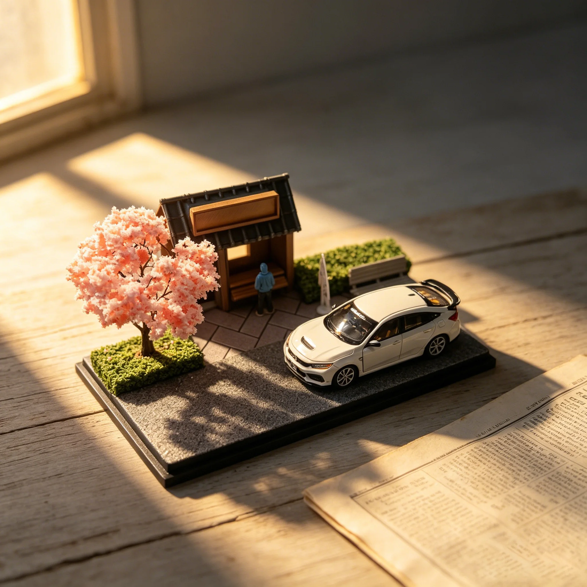 1:64 Anime Style Mini Diorama  - Photography Architecture review and price