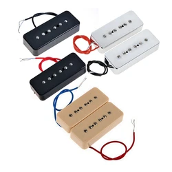 1set Electric Guitar Pickups P-90 Soapbar Single Coil Pickups Bridge & Neck for EPI LP Electric Guitar Black/Yellow/Sliver