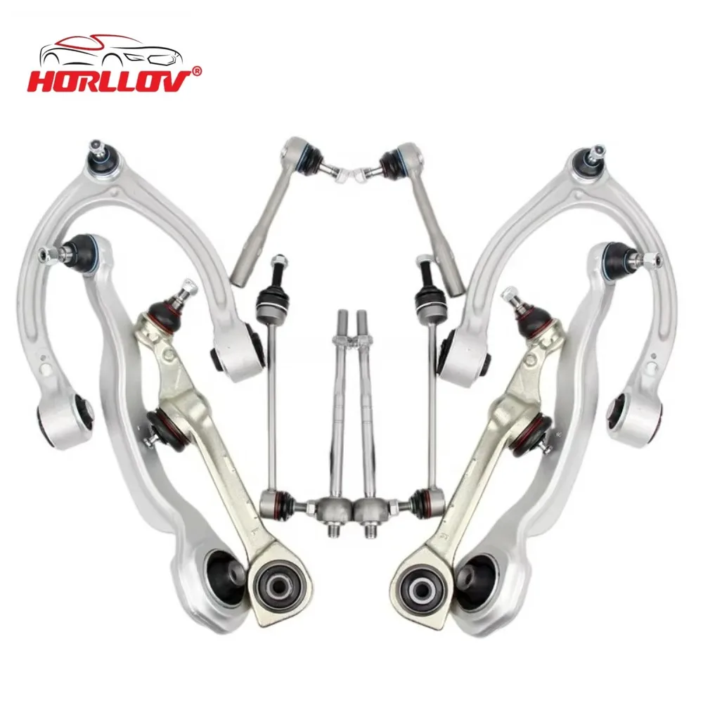 12PCS Front Upper Lower Control Arm for Mercedes Benz S-CLASS W221 S400 S550 S600 S63 S65 2WD 2213308907 2213308207 2213302411