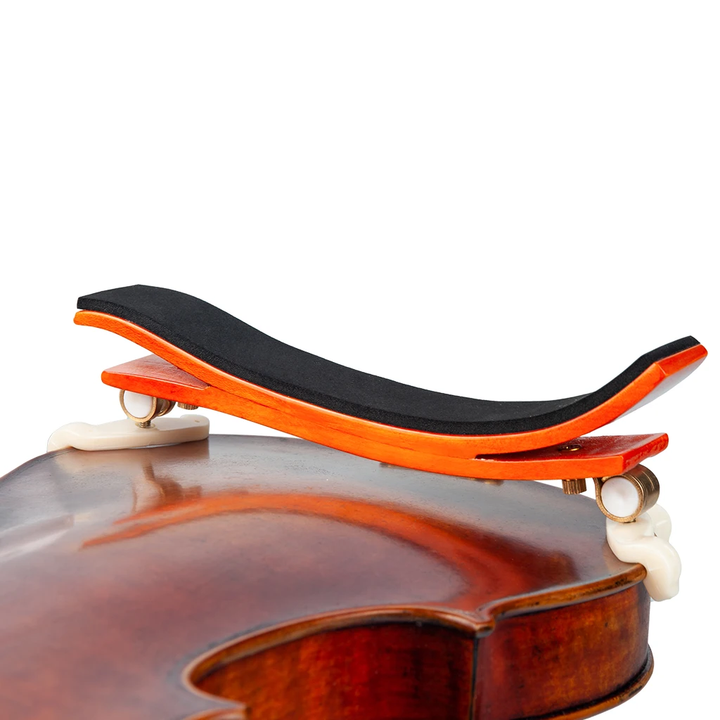 High Quality German Style Adjustable Feet 3/4 4/4 Violin Shoulder Rest Maple Wood Fiddle Shoulder Rest For Violinist Players