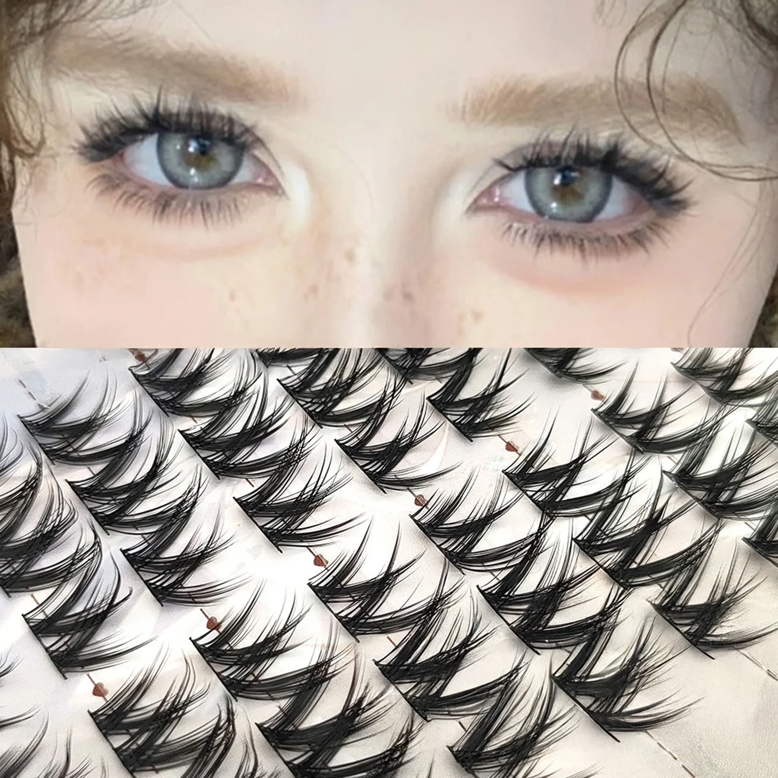 Ultra-Light Reusable Strip Lashes Natural Long-Lasting Fake Lashes Ideal for Cosplay and Costume Parties