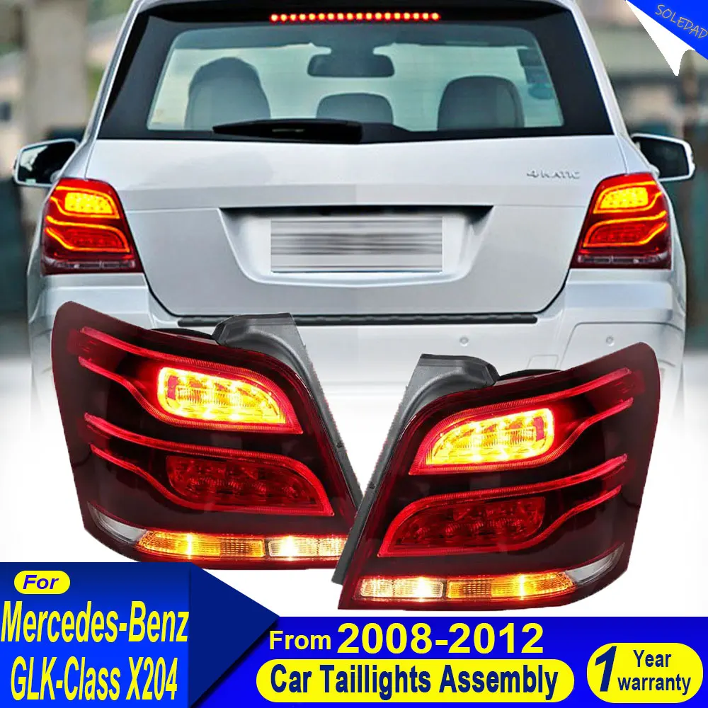 

Пара автомобилей для Benz GLK X204, задний фонарь 2009-2015, обновление, модифицированный для нового DRL, динамический указатель поворота, светодиодный задний фонарь, автоаксессуары