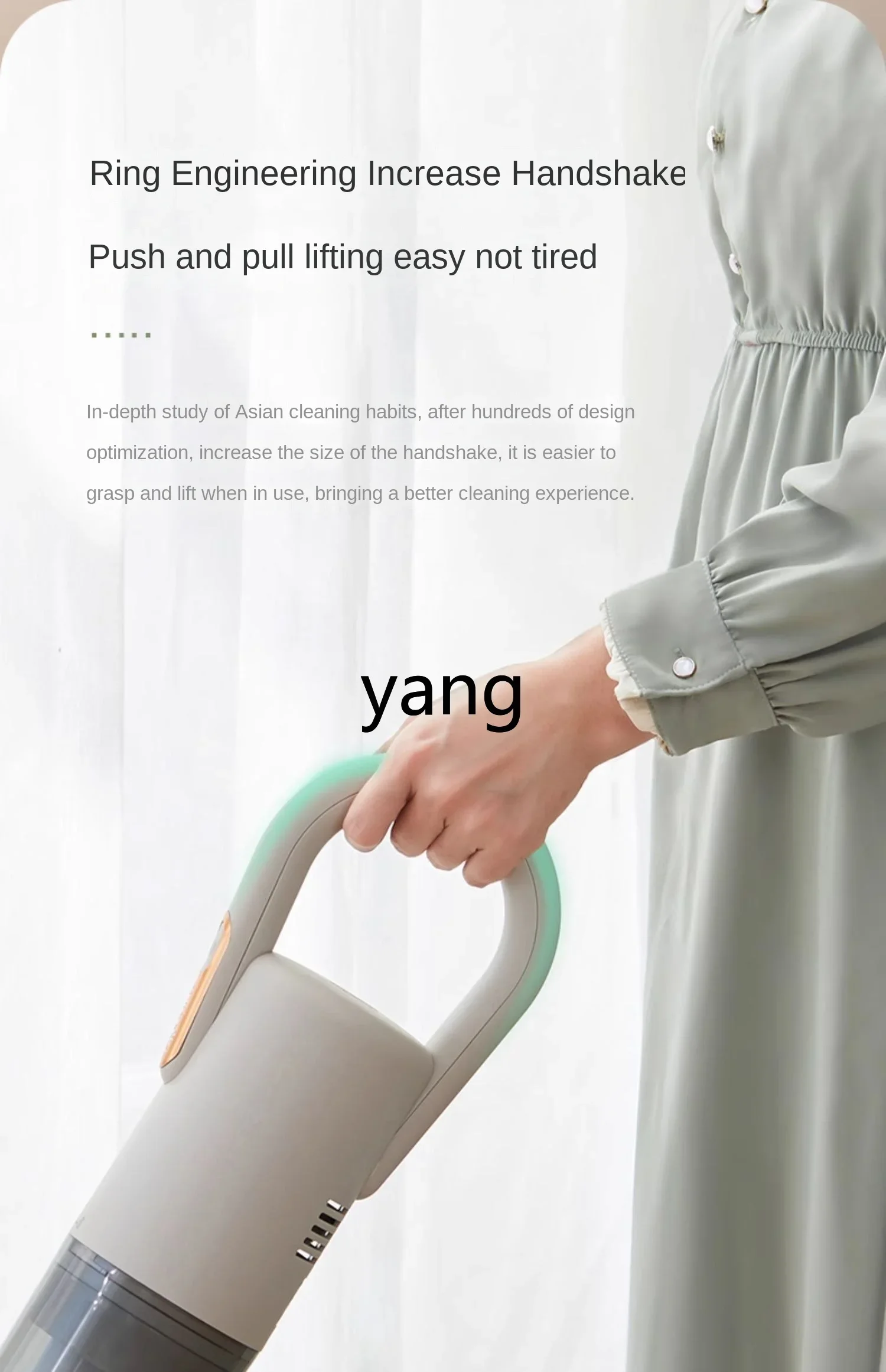 CX  Household Large Suction Strong Small Handheld Lightweight Mites Instrument a Suction Machine Multi-Purpose Cat Hair