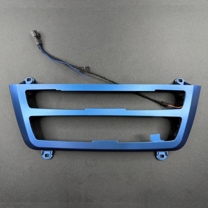 Blue and Orange Light Car Radio Panel For BMW 3 Series 4 Series F30 F31 F32 F32 F33 F34 F36 F80 2Color Center Console AC Panel image 3