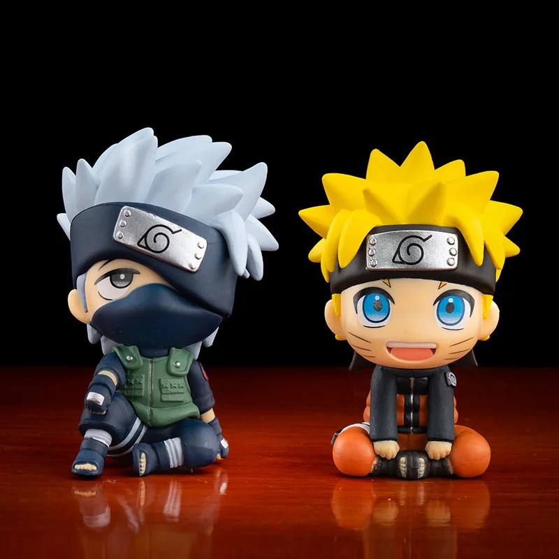 2026@@@9cm Naruto Anime Figure Uzumaki Naruto Kakashi Uchiha Sasuke Itachi Cute Toys Q Figurals Action Figurine Model view 2