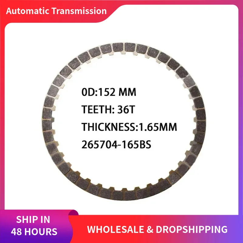 

A6MF1 A6MF2 Transmission Friction plate OVERDRIVE 09-up 152mm 36T 1.65mm455253B800265704-165BS Fit For Hyundai Kia