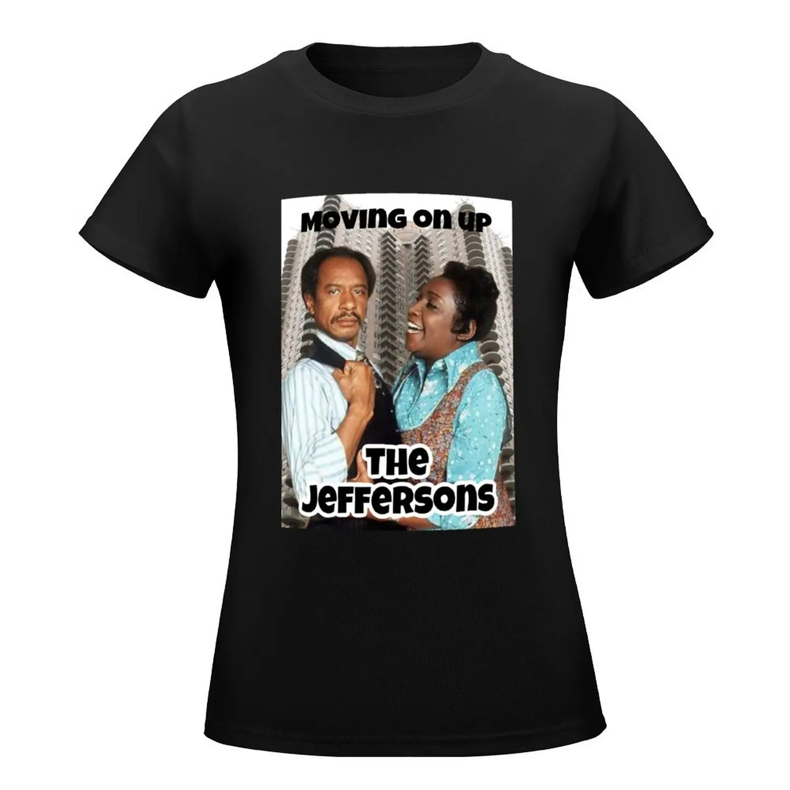 The Jeffersons Television Show T-Shirt graphics funny vintage clothes western t-shirt dress for Women