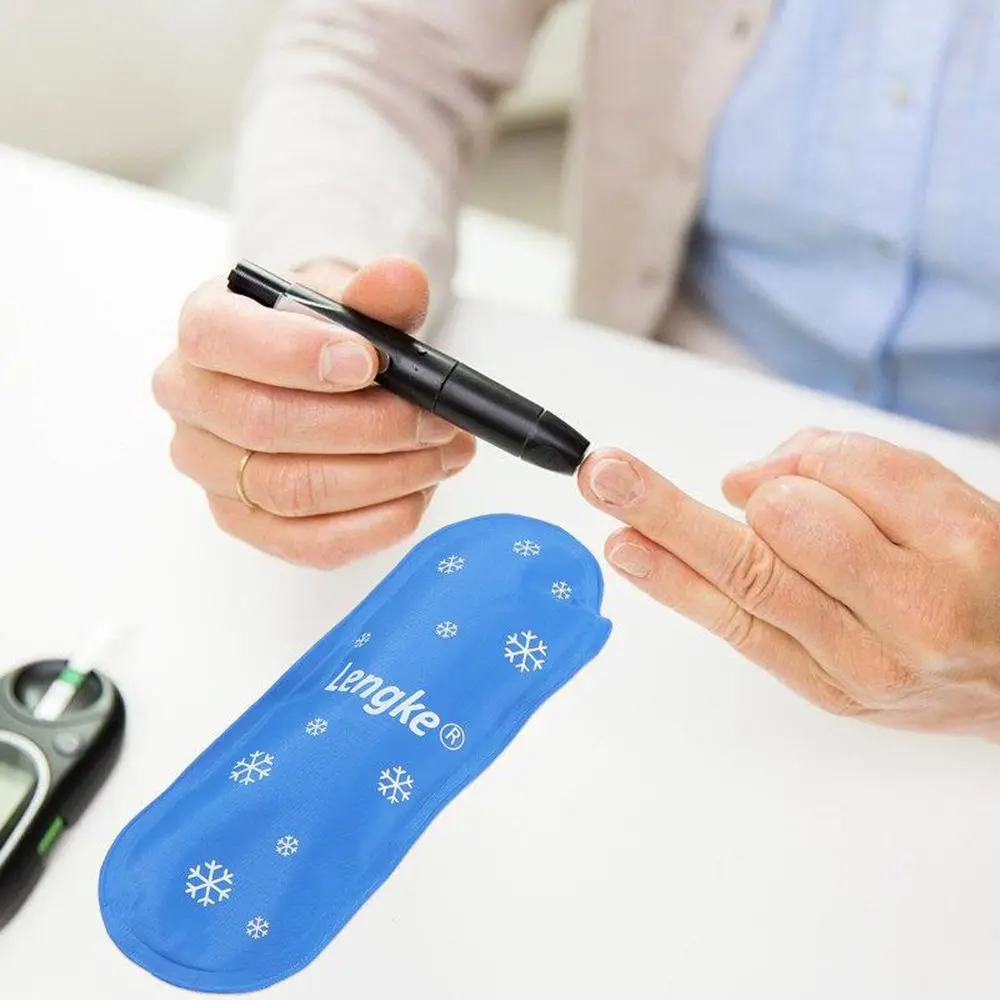 1pcs Portable Medicla Cooler Diabetic Pocket Cold Gel Ice Pack Pill Protector Insulin Cooling Bag