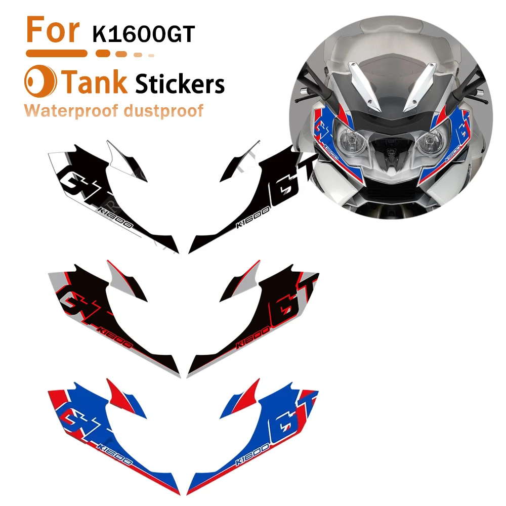 

For K1600GT K1600 K 1600 GT Tank Pad Stickers Protector Motorcycle Fairing Fender Emblem Cases Panniers Luggage Trunk