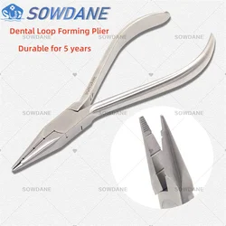 Dental Orthodontic Forcep for Bending and Closing Loops on Lighter Wires Grooves Loop Forming Bend Plier Tweed Loop Form Tool
