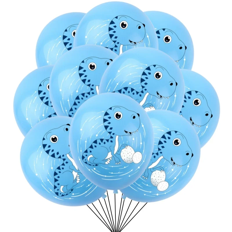 Dinosaurier-Luftballons, alles Gute zum Geburtstag, Party-Dekoration, für Kinder, Jungen, Babyparty, Dinosaurier-Luftballons, Dschungel-Safari-Geburtstags-Ballon-Zubehör – Detail 8
