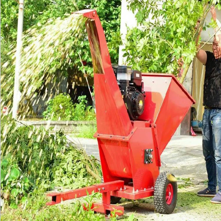 Easy Wood Chipper Aktenvernichter Industrielle Zuführungsmaschinen für Gasmotoren, mobiler Aktenvernichter für Benzinmotoren, kleiner Aktenvernichter