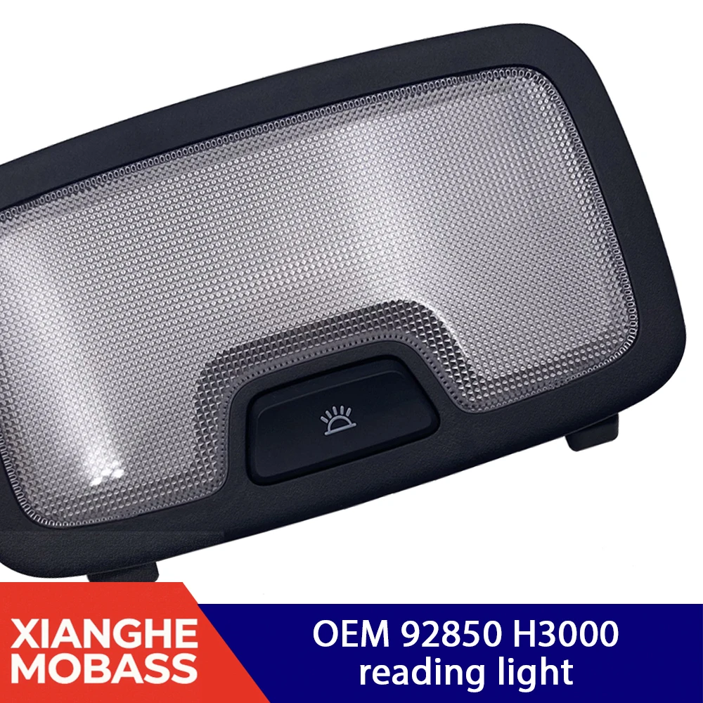Car Reading Light Assembly 92850-H3000 for KI-A Sportage 4 QL KX5 KX7 2015-2019 Overhead Sunroof Lamp switch 92850H3000 Black