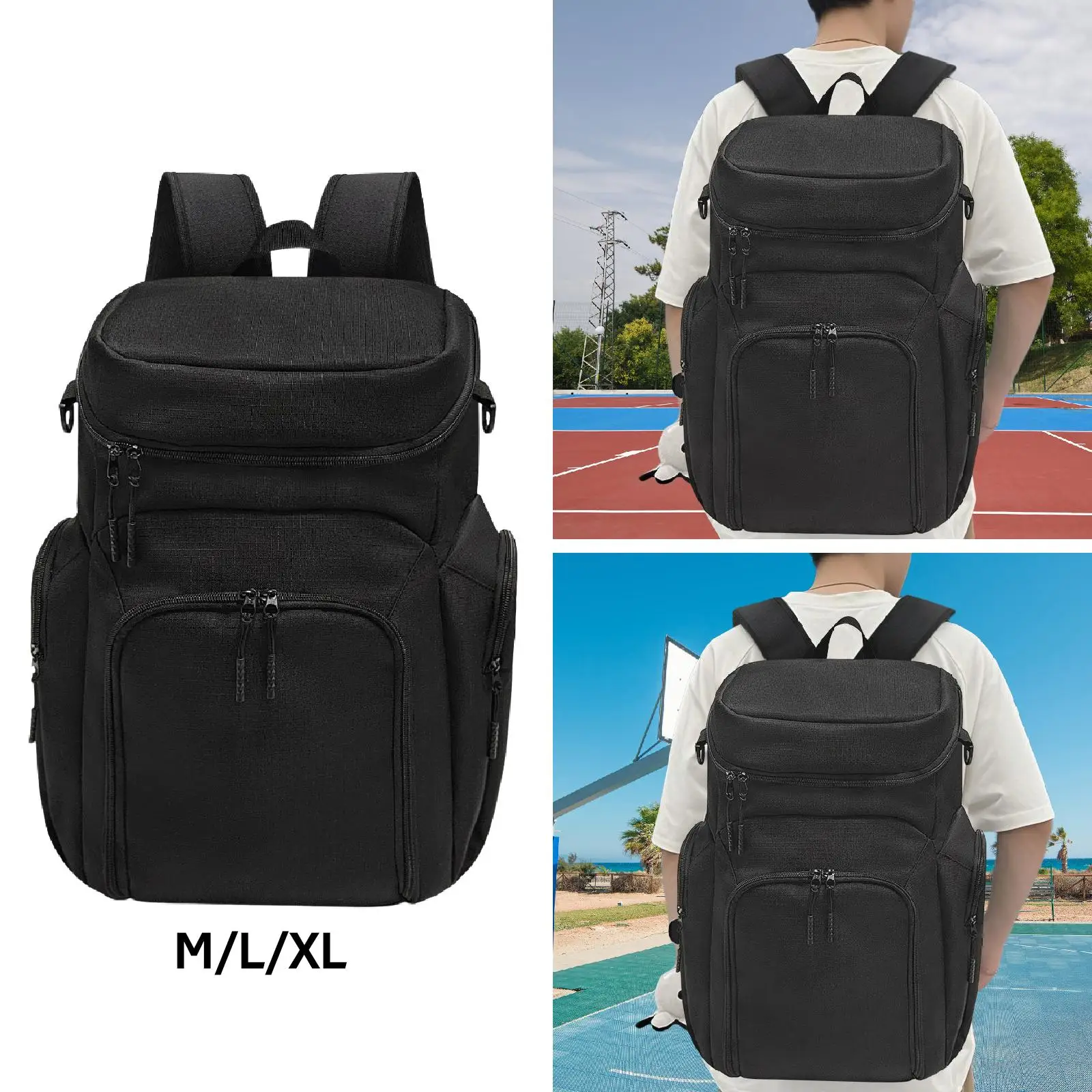 

Спортивная спортивная сумка, водонепроницаемый подарочный баскетбольный рюкзак с держателем мяча для обуви для оборудования, тренировок, дня рождения, футбола, Рождества