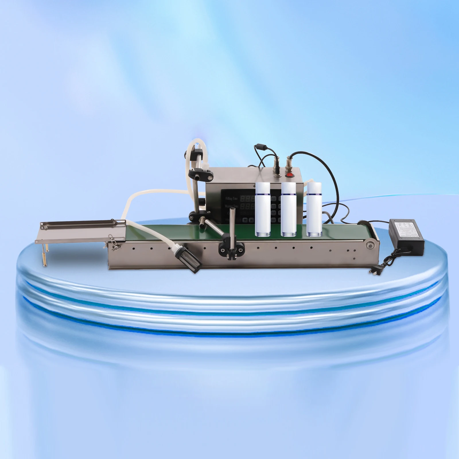 Imagem -05 - Máquina de Enchimento Líquida Automática de Cabeça Única Inoxidável