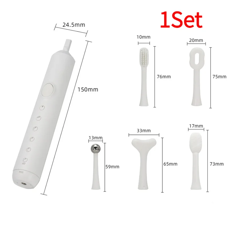 1Set Electric Tongue Muscle Training Recovery Device Tongue Mouth Muscle Training Massage Tools With Massage Replacement Heads