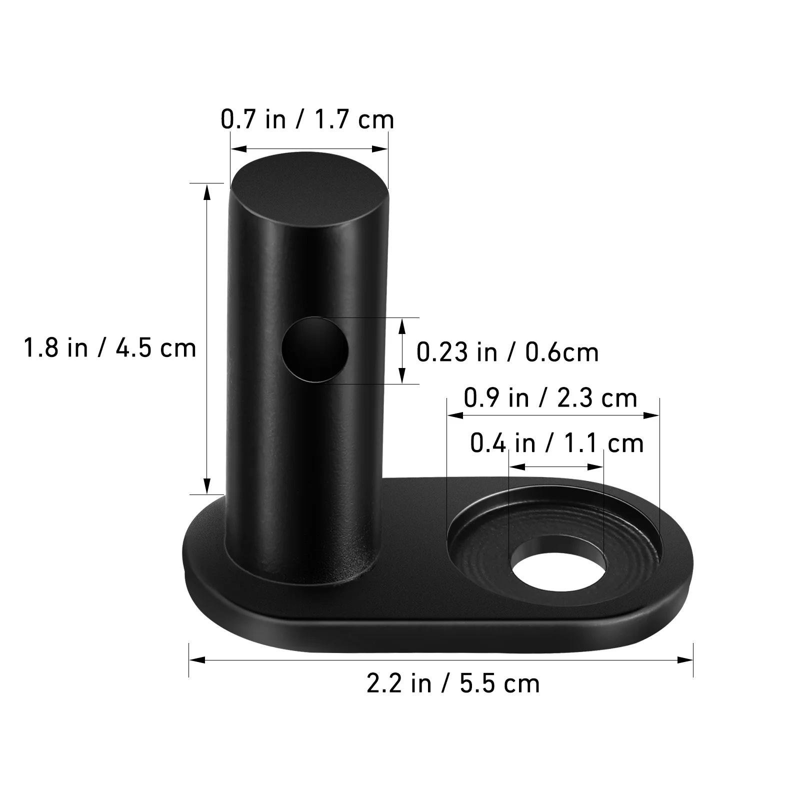 Bike Trailer Coupler Black Sturdy Heavy Duty Steel Hitch Connector Cycling Adapter for Child Trailer Attachment Baby
