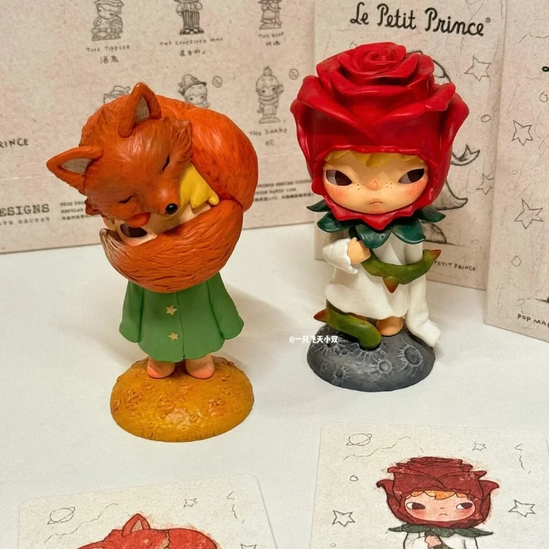 Genuine Hirono×Le Petit Prince Series Intersting Box Anime Figures Cute Aviator Collectible Toys King Model Toy Gift ﻿ ﻿ ﻿ ﻿