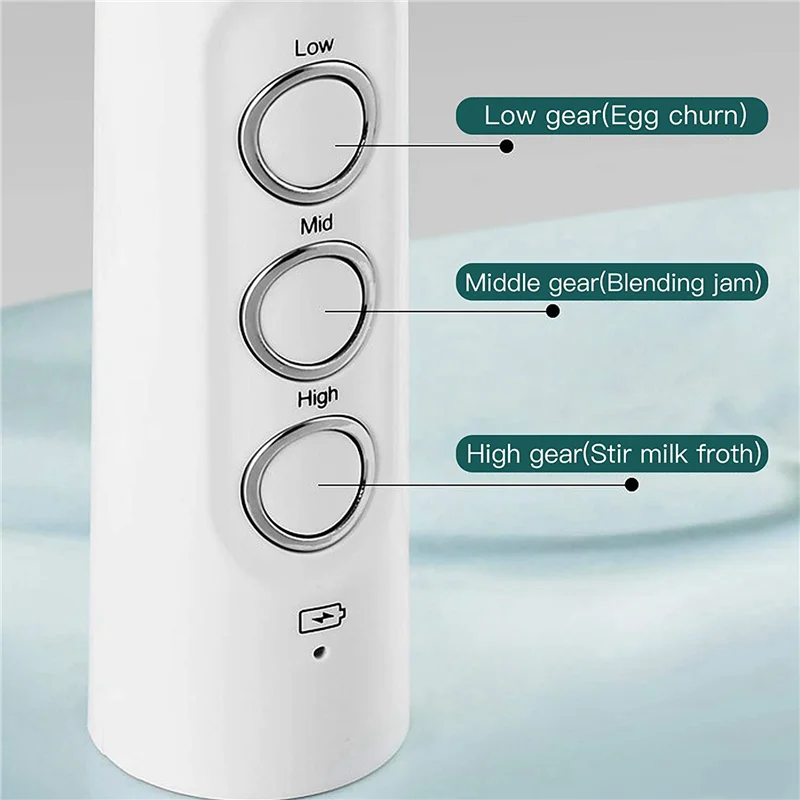 -BABQ 2Set USB رغوة الحليب الكهربائية 3 سرعات كابتشينو القهوة رغوة 3 خفقت يده خافق البيض الشوكولاته الساخنة لاتيه شرب