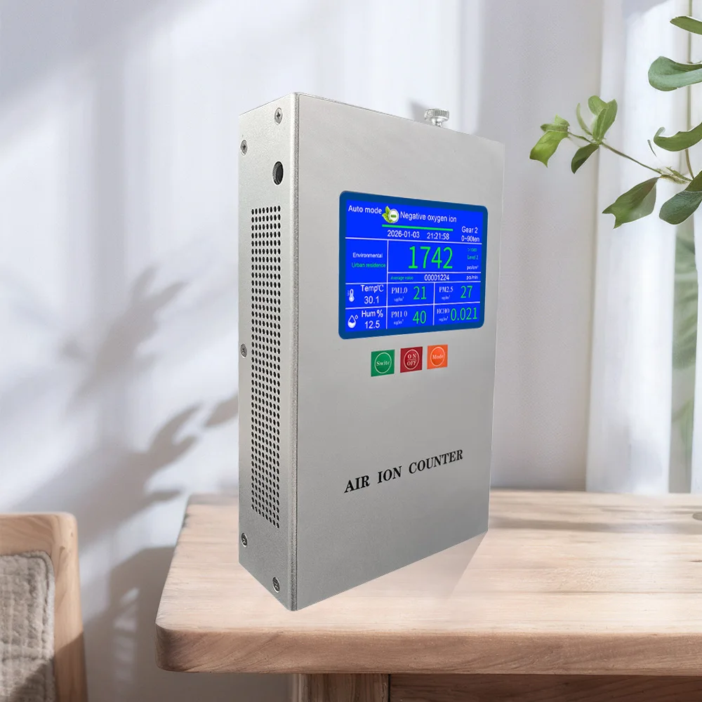Portable Air Negative (oxygen) Ion Detector US Plug Concentrator Anion Oxygenation Detector Industrial Level