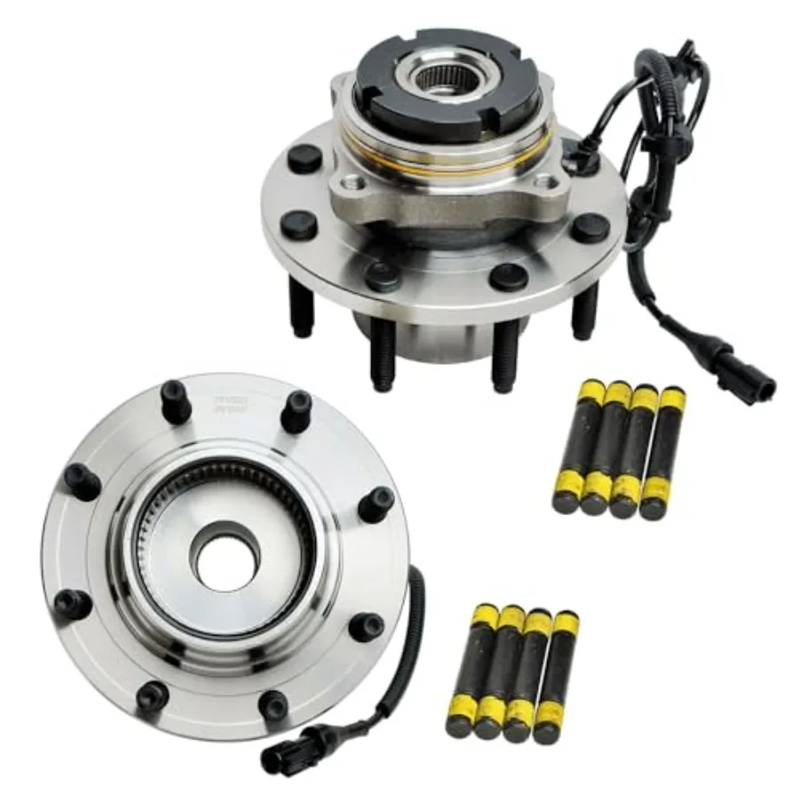 

4WD Front Wheel Bearing Hubs for 99-04 F-250 F-350 Super Duty 00-02 Excursion 2000 2001 2002 Wheel Bearing and Hubs Assembly