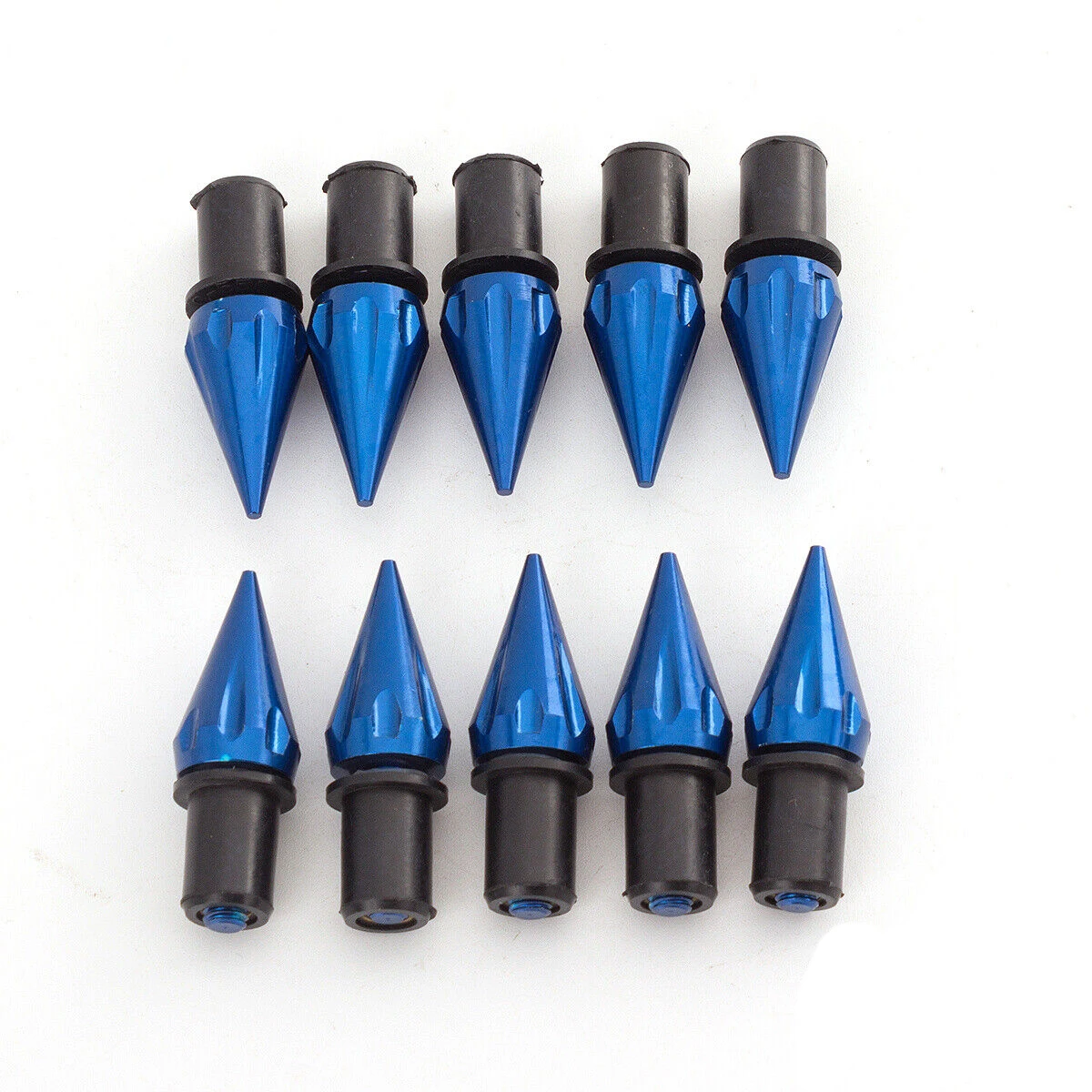 Aluminum M5 5mm Spike Bolts for Motorcycle Windscreens 10pcs Red Bolts Suitable for Various Models Including and