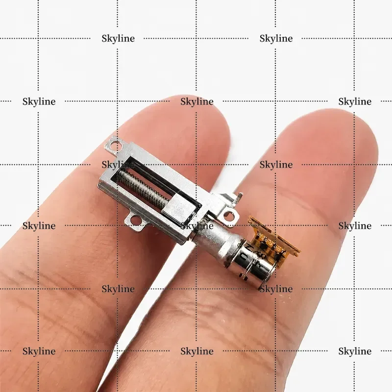 motor-de-elevacao-com-redutor-planetario-de-5v-haste-de-acionamento-de-5mm-micro-motor-de-passo-de-precisao-com-parafuso-e-deslizamento-totalmente-em-metal