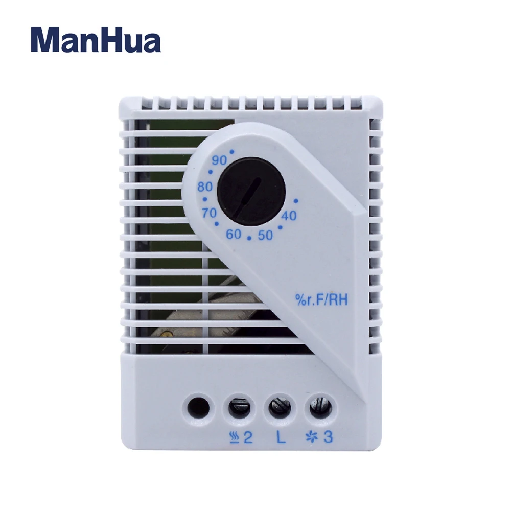 Controlador de Temperatura Manhua Gabinete do Motor Interruptor de Controle de Temperatura Termorregulador Mecânico Controlador de Umidade Mfr012