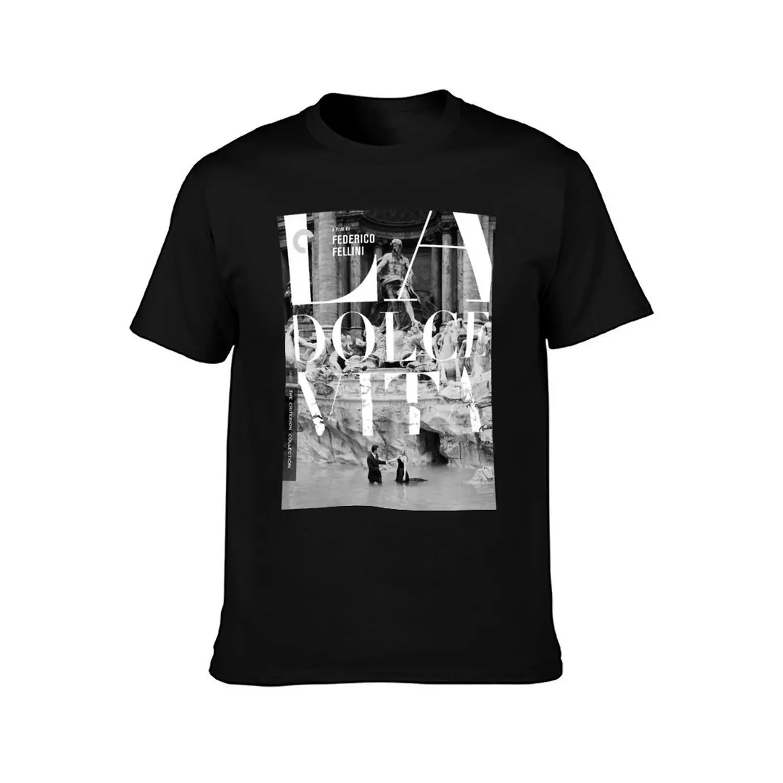 Lover Gifts La Dolce Vita Federico Fellini Retro Vintage T-Shirt Sun Block Outdoor T-Shirt