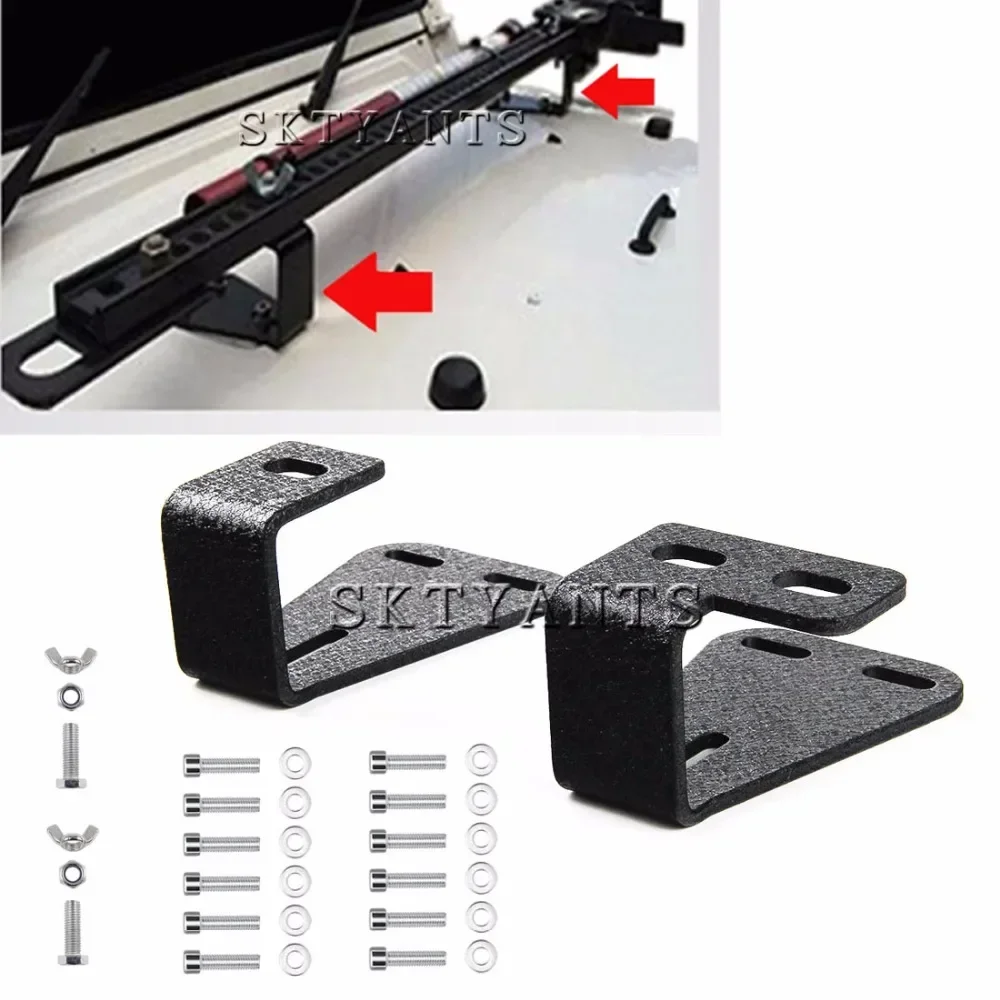 

Кронштейн капота с высоким подъемом, запираемый для Jeep Wrangler CJ 1944-1986/YJ 1987-1995/TJ 1997-2006, пара черных