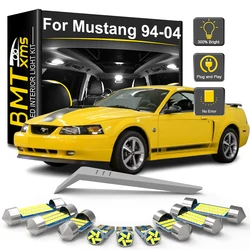 BMTxms 13Pcs Canbus LED Interior Light Bulb Kit For Ford Mustang 1994 1995 1996 1997 1998 1999 2000 2001 2002 2003 2004 Car Lamp