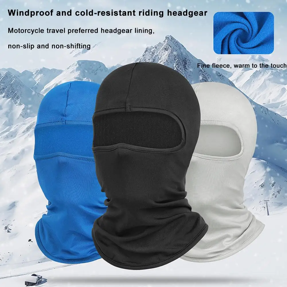 Winter Cycling Fleece Thermal Keep Warm Windproof Cycling Hat Ski Face Fishing Balaclava Headwear Skiing A3h2