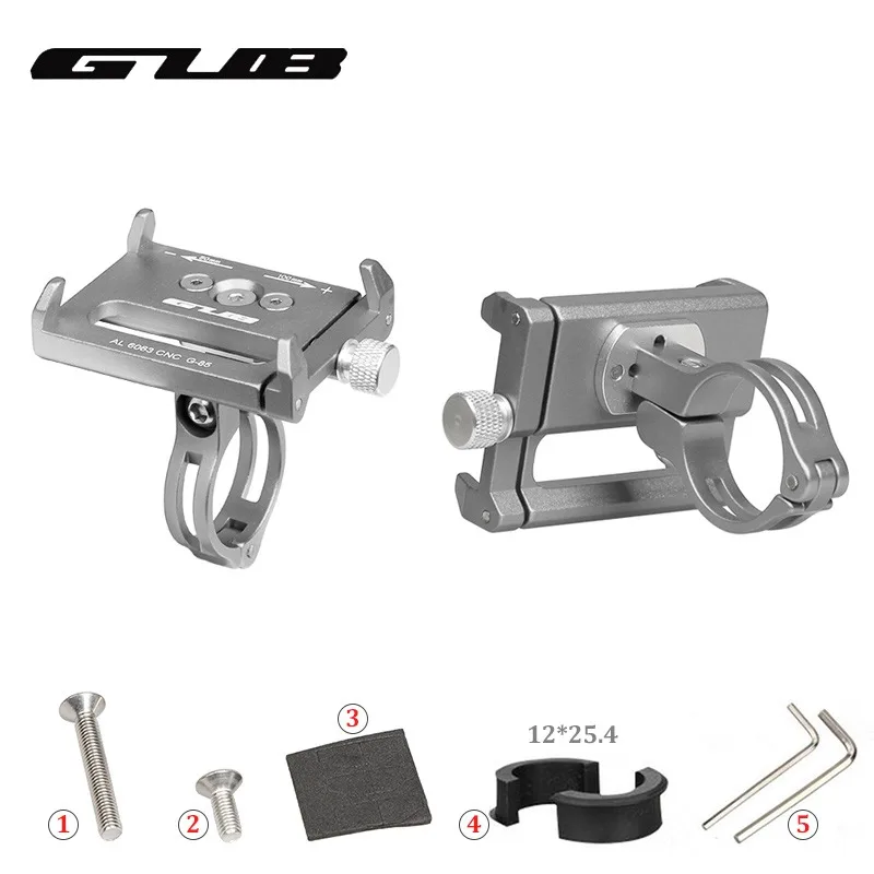 GUB Bike Moible Phone Holder G85 Mount Bracket Smartphone Aluminum Tight Metal MTB Bicycle for Samsung Huawei Xiaomi Iphone