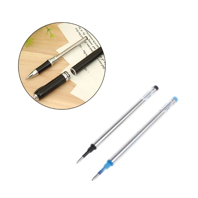 

HX6A Jinhao Roller Ball Запасной картридж для ручки-роллера синие черные чернила 0,7 мм