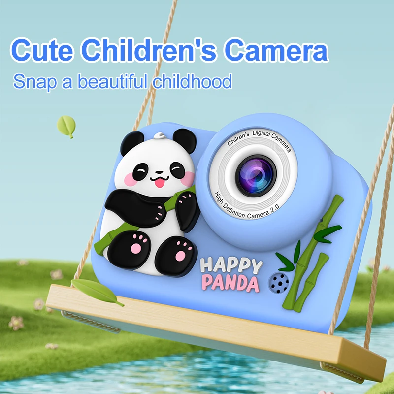 

Children's digital small camera with cartoon dual cameras for video recording - a birthday gift for boys and girls