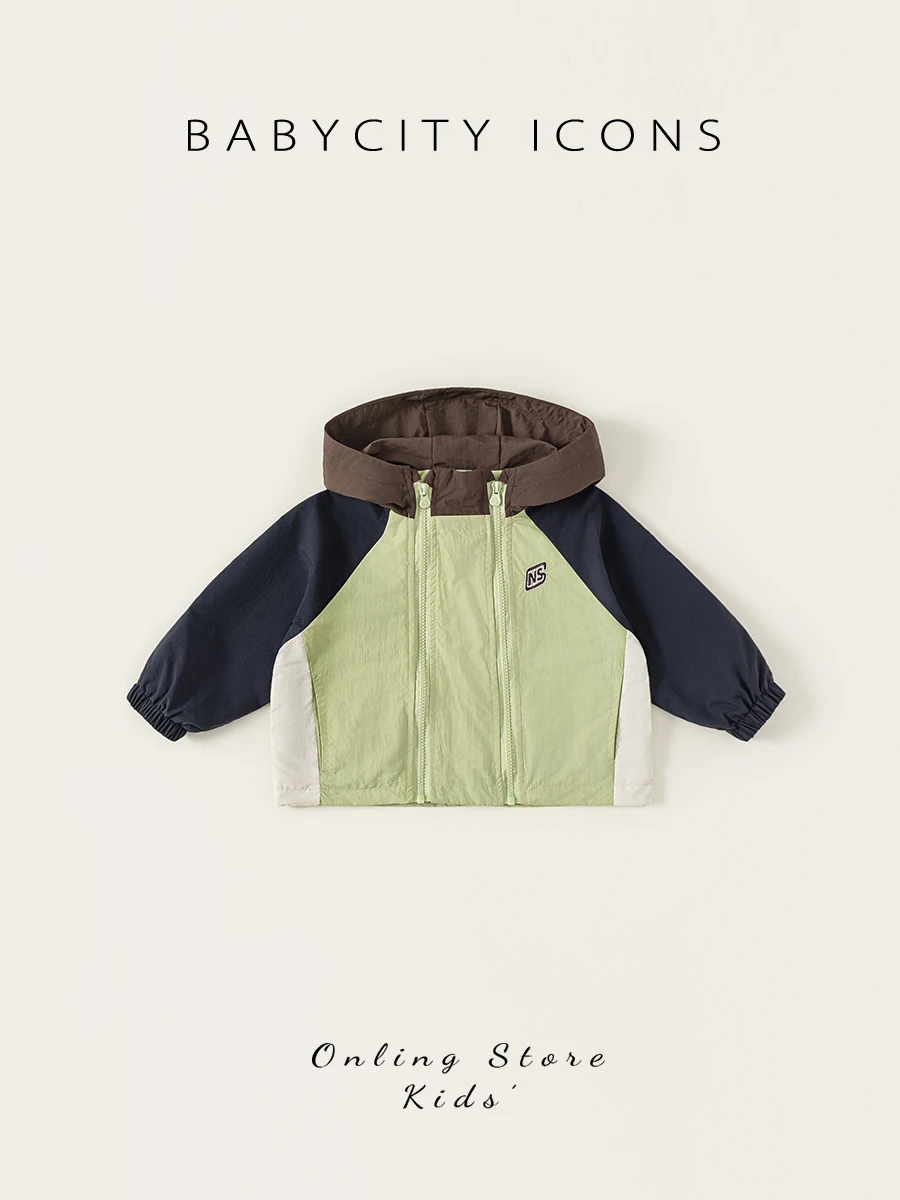 stylish-boys'-spring-autumn-hooded-jacket-outdoor-nylon-fiber-baby-boy-clothes-versatile-children's-wear-upper-apparel
