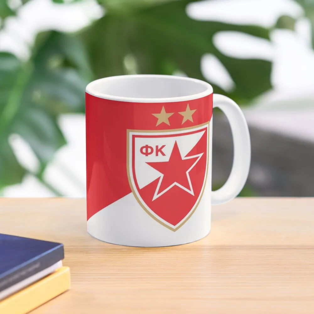 

Moja Crvena Zvezda Beograd Serbian Love Delije Coffee Mug Breakfast Beer Cups Mug