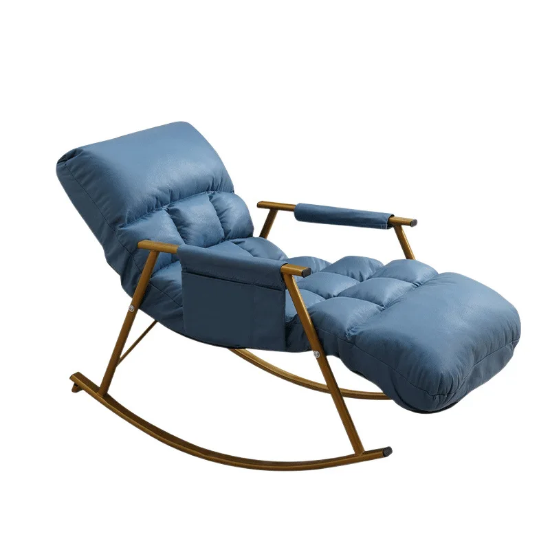 

Technology cloth rocking chair recliner, adult balcony, home leisure can lie down and sleep lazy sofa