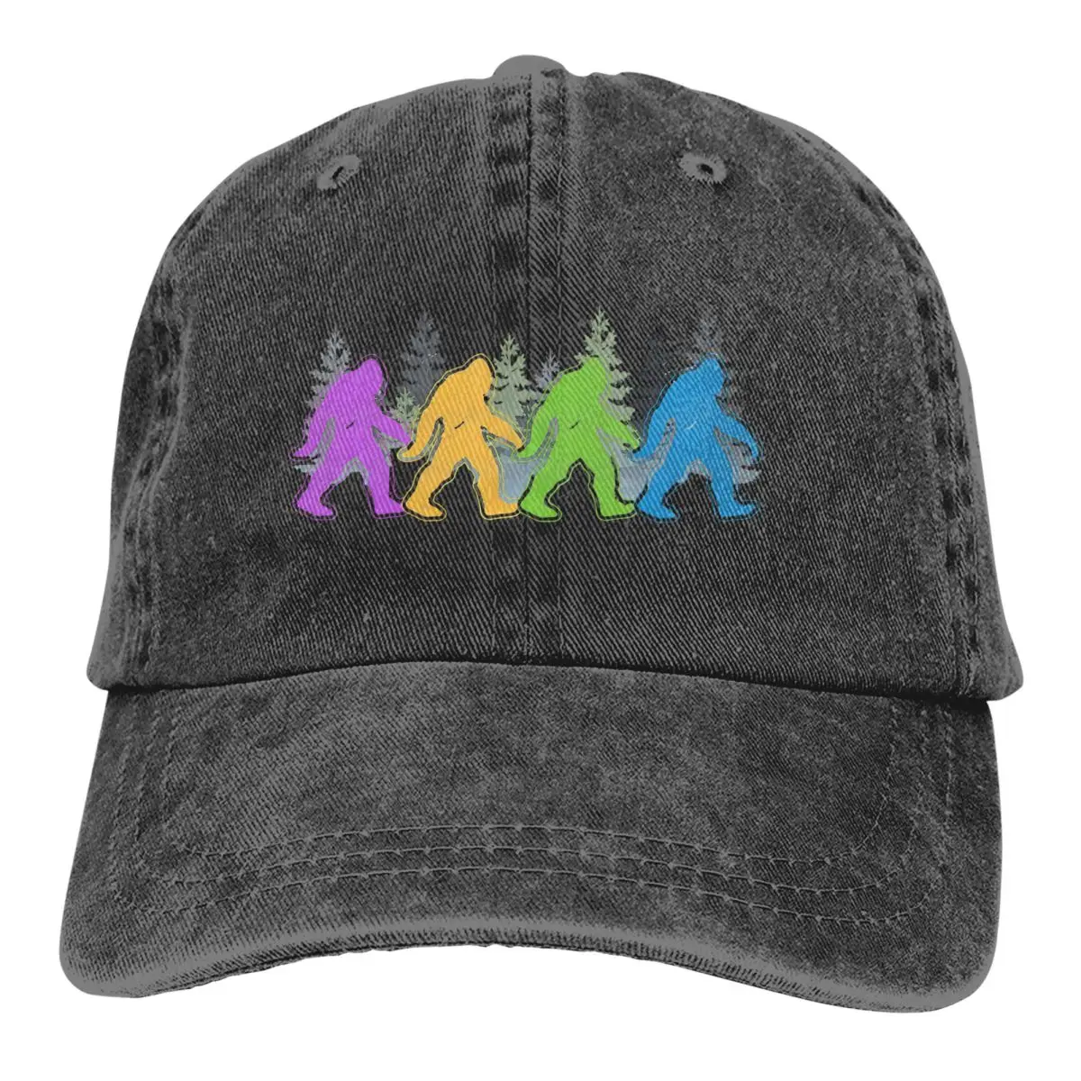 Yeti Baseball Cap Men Hats Women Visor Protection Snapback Bigfoot Sasquatch Caps