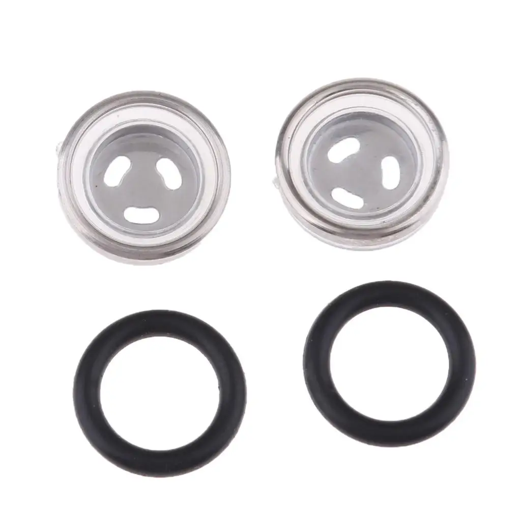 12mm Mirror Gasket Iron Rubber for Master Brake Cylinder Glass Cylinder Brake Reservoir Automotive Use