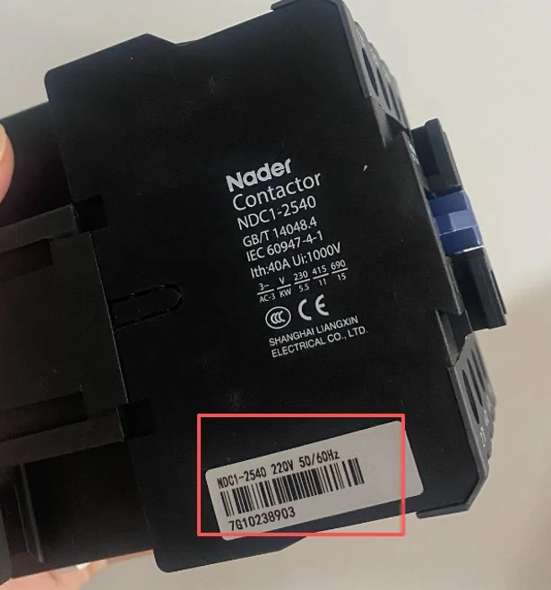 

2pcs NDC1-2540 220v AC Contactor