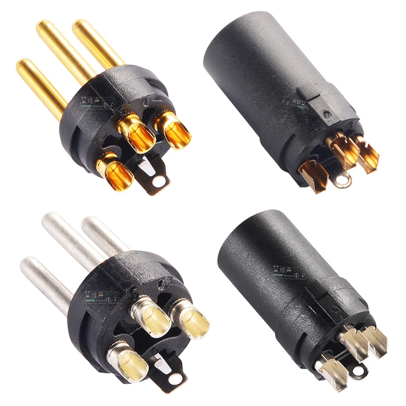 Neutrik 3 Pin XLR wtyk męski żeński złoty/posrebrzany 3-biegunowe złącze kabla mikrofon Audio NC3MXX NC3MXX-B NC3FXX-B NC3FXX