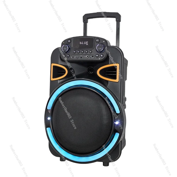 PA Audio Dj Laser Light  Acoustic Rechargeable 15 Inch Party Trolley Speaker