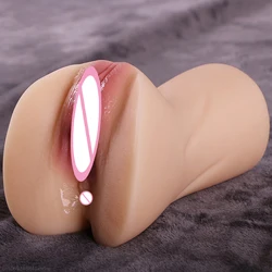 Real Silicone Male Masturbator Male Sex Toys Sex Vaginas For Men Pusssy Sexulaes Masturbation Tool For Adult Men 18 Sex Shop