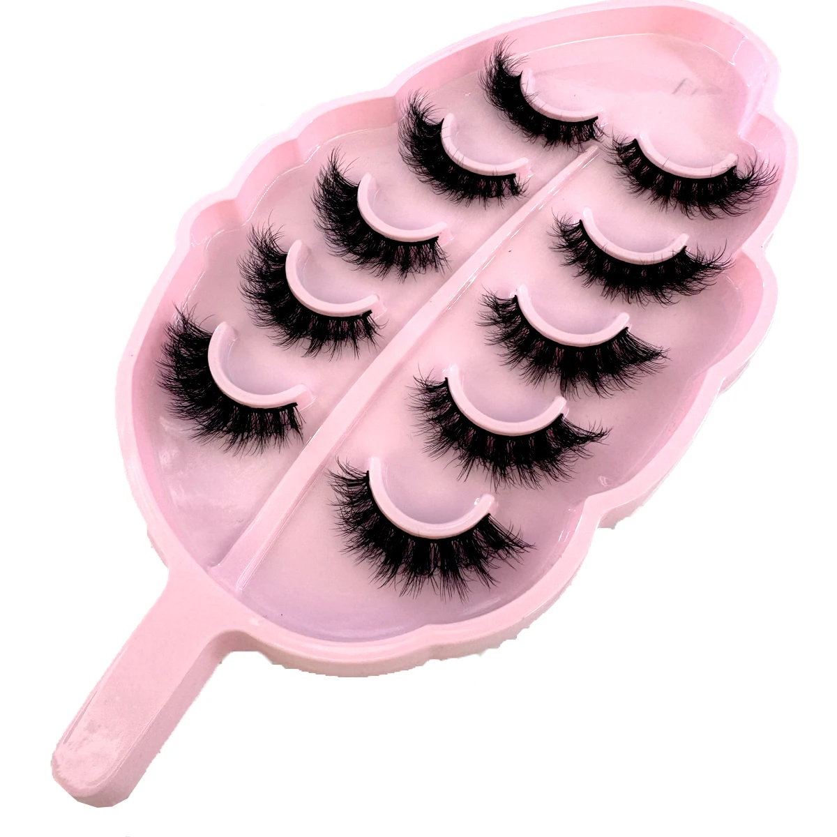5 Paar Nerzwimpern, falsche Wimpern, natürlich/dick, lange Wimpern, weich, flauschig, dünn, 3D-Wimpern, Wimpernverlängerung, Make-up-Tools – Detail 22