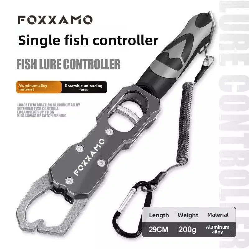 

FOXXAMO Cycling Camping&Hiking Fishing Fish Controller with Weighing Control Device, Large Object Aluminum Alloy