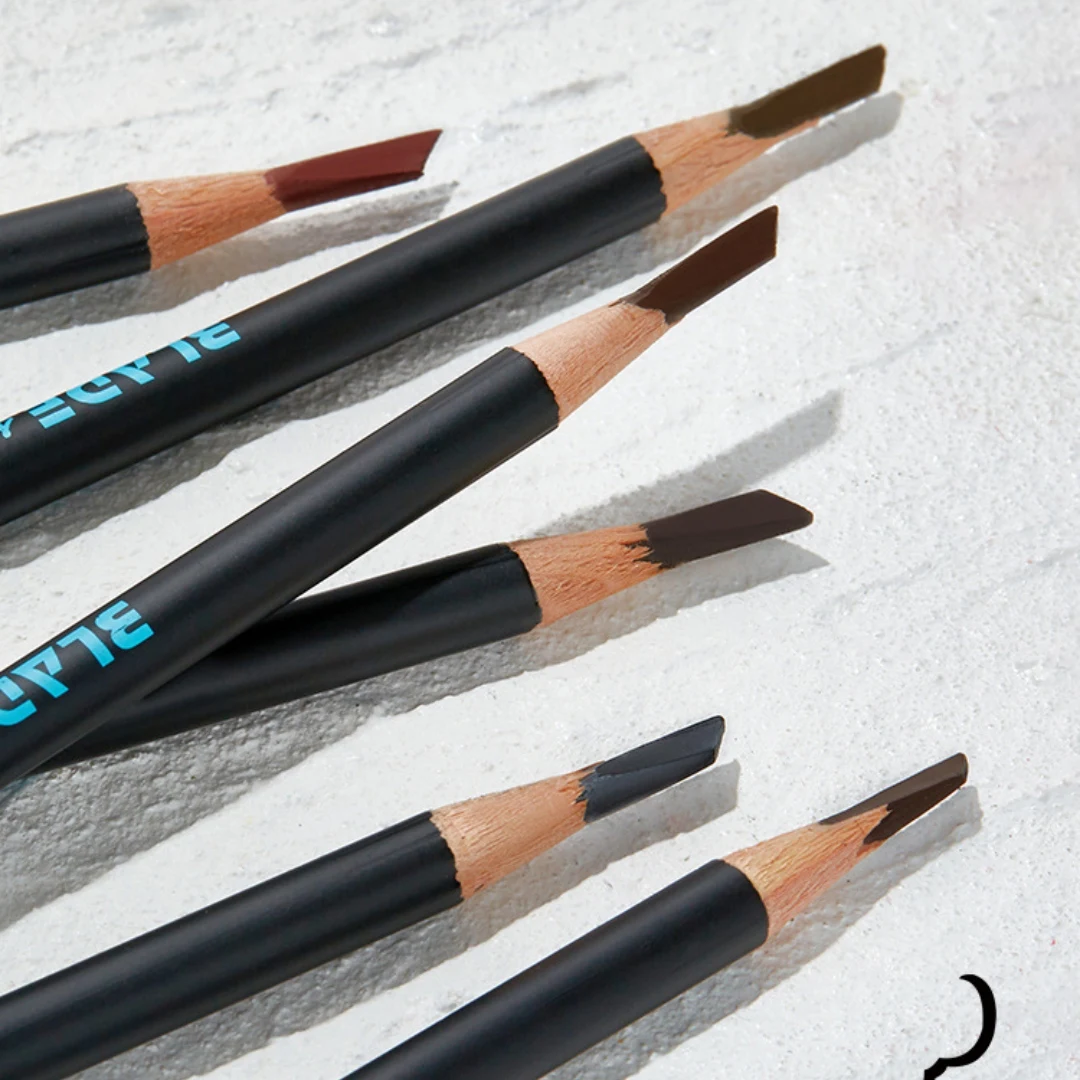 High quality eyebrow pencil, hard core, waterproof, sweat resistant, long-lasting, non dizzy, natural line eyebrow makeup design